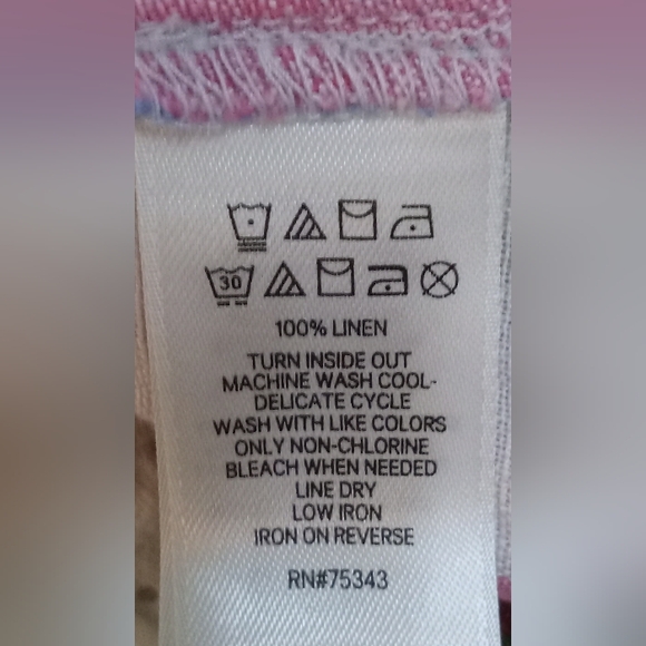 C&C California Striped Halter Dress Linen - Picture 5 of 5